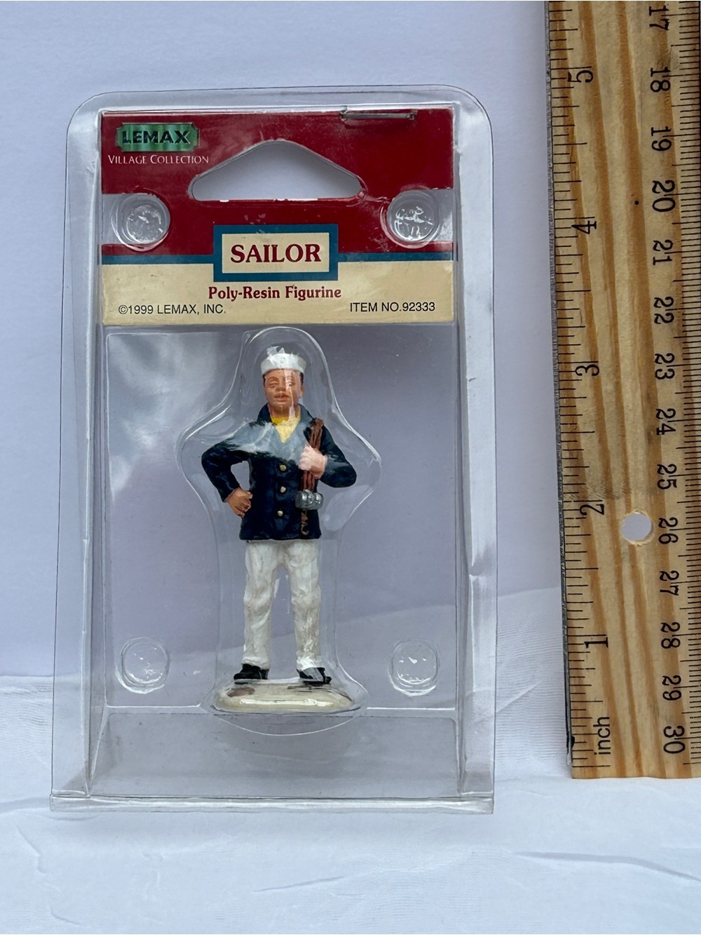 Lemax Sailor Figurine in Navy Blue & White